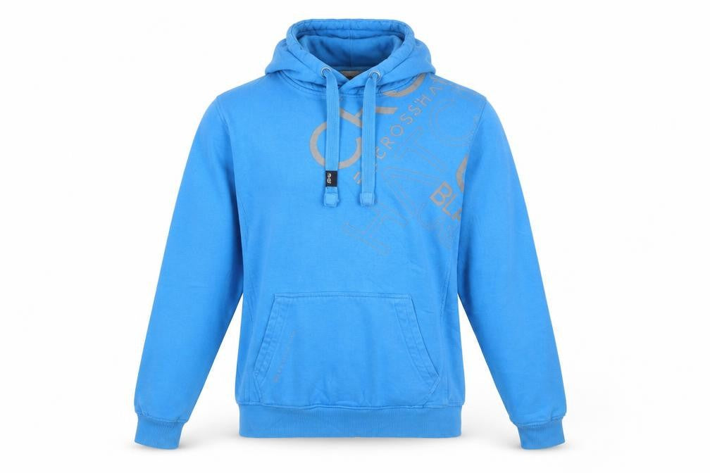 Crosshatch Womens Blue Cotton Pullover Hoodie Size S