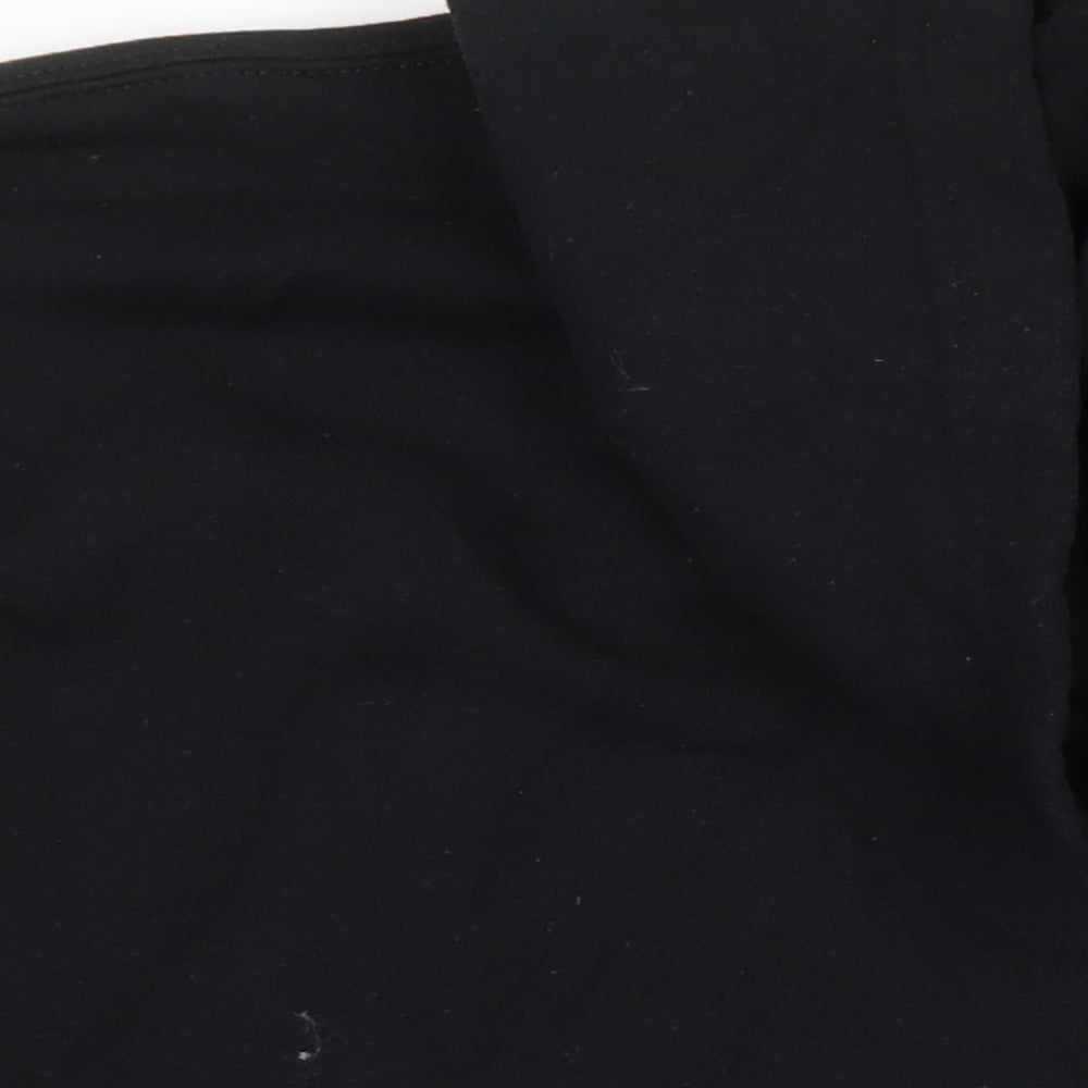 Gildan Mens Black Cotton Full Zip Hoodie Size 3XL
