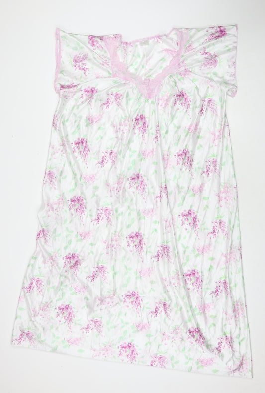 Damart Womens Multicoloured Floral Polyester Kaftan Dress Size L