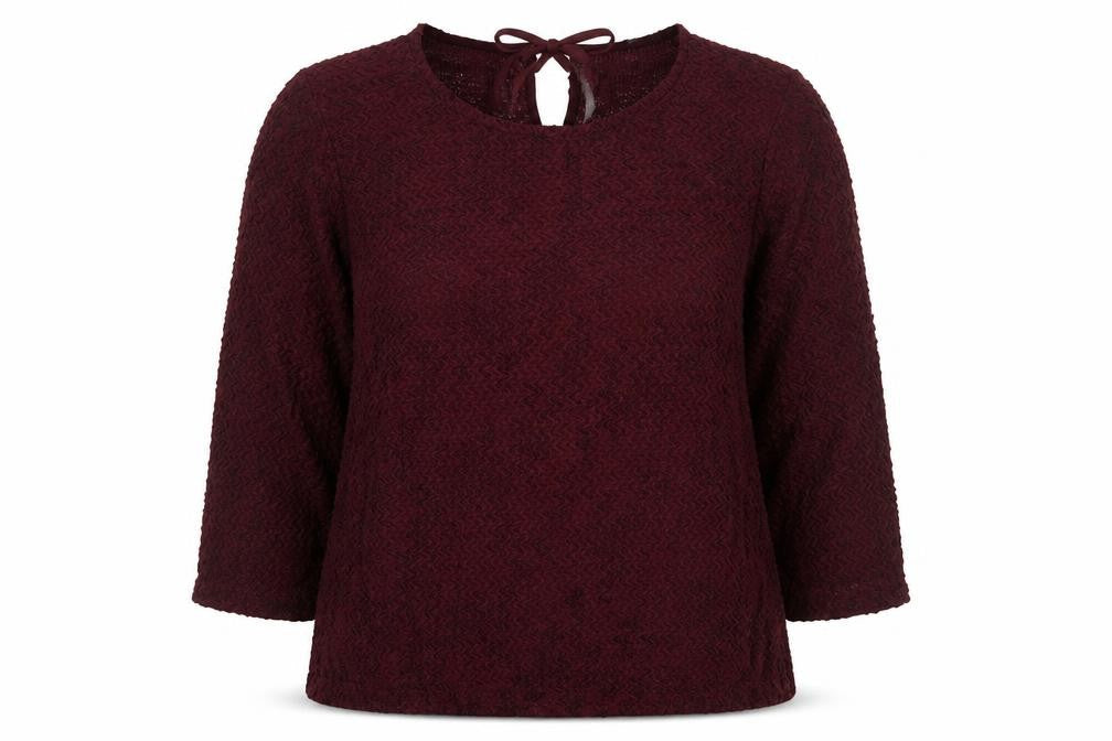 Marks & Spencer Womens Red Round Neck Polyester Pullover Jumper Size 18