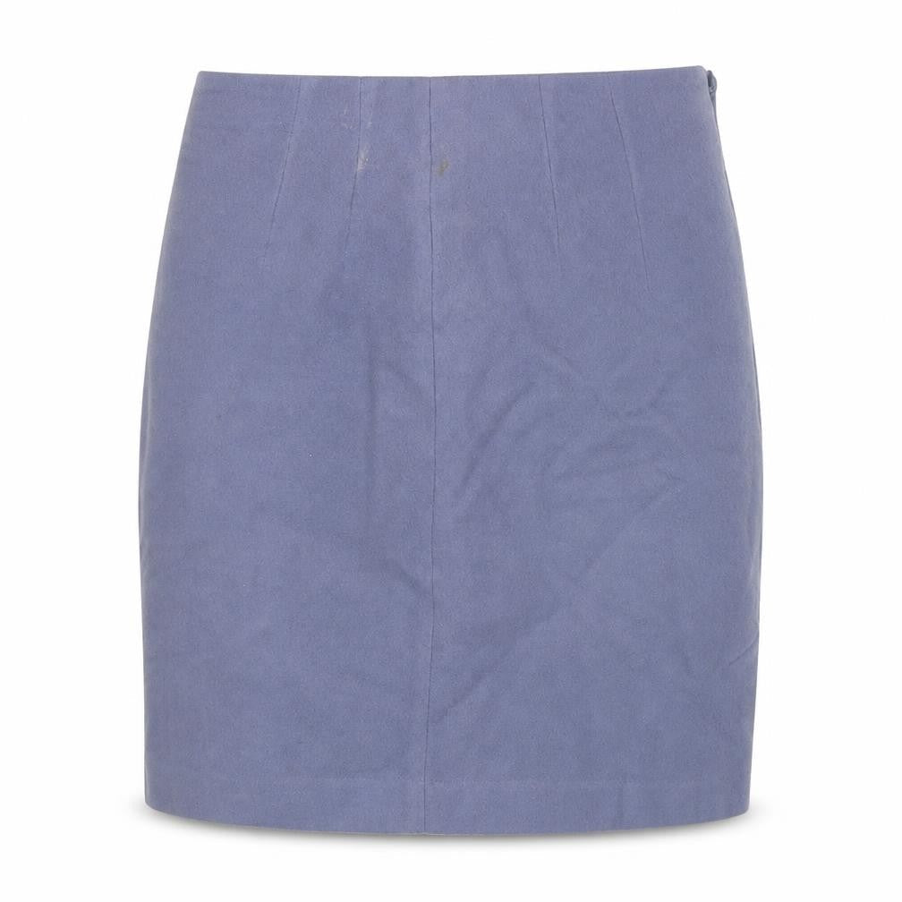 Part Two Womens Blue Polyester A-Line Skirt Size 12 Zip