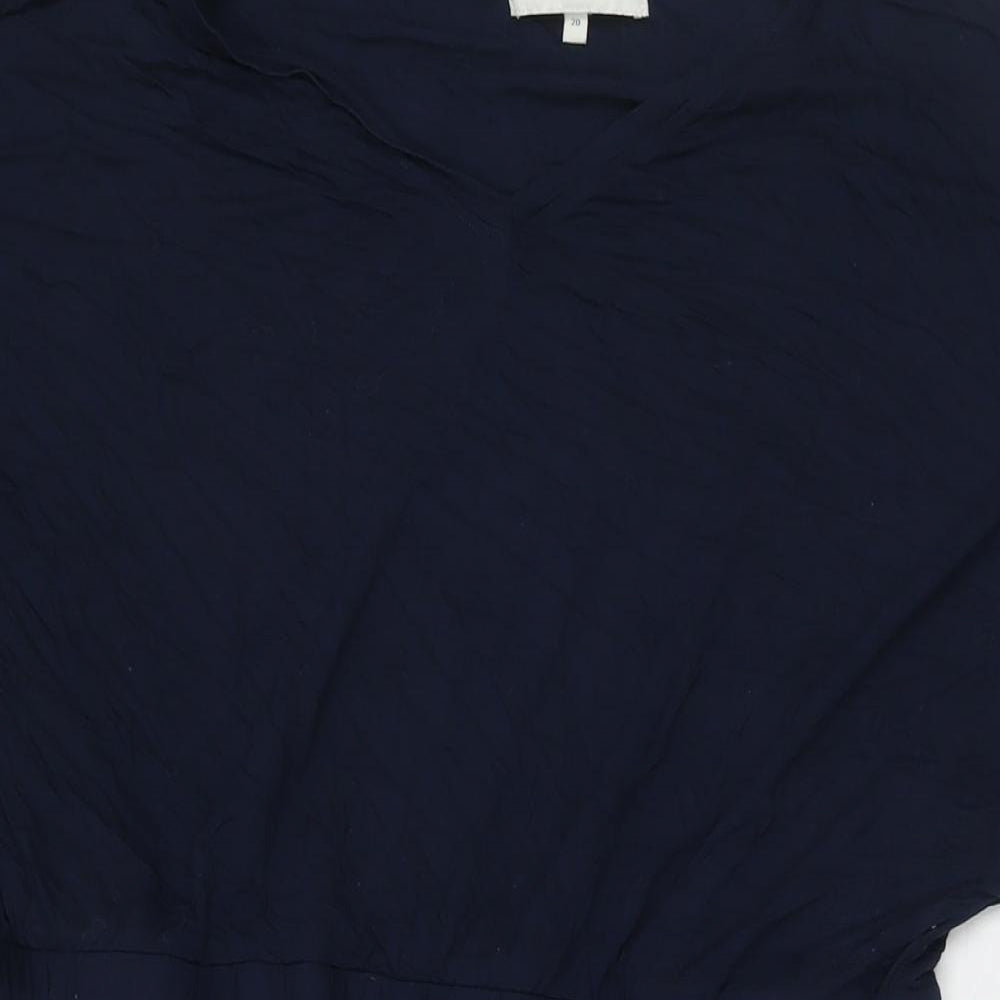 NEXT Womens Blue Viscose Fit & Flare Size 20 Round Neck Pullover