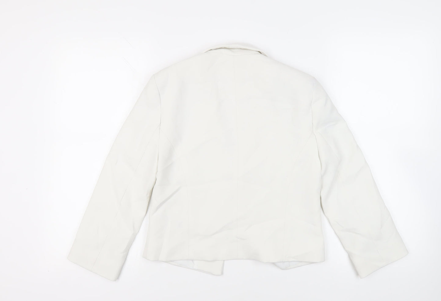 New Look Womens White Jacket Blazer Size 8 - Open