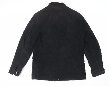 Next Mens Black Jacket Size M Zip