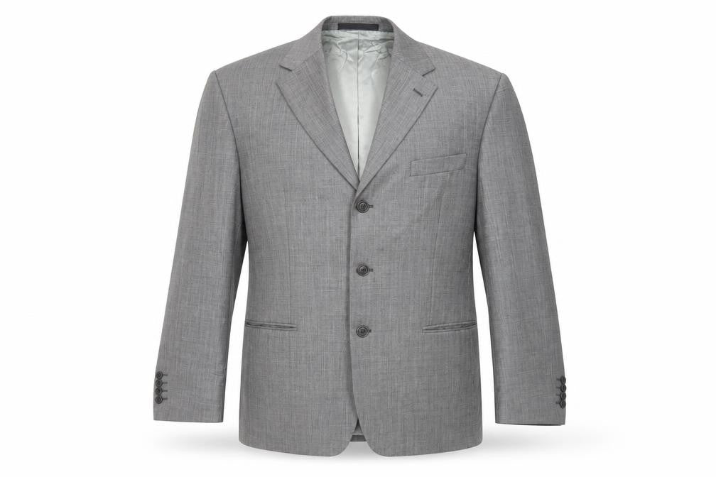 Marks & Spencer Mens Grey Wool Jacket Suit Jacket Size 42 Regular