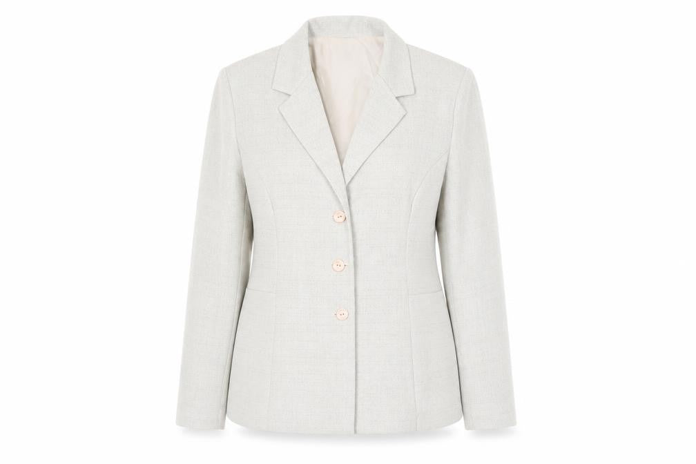 Warp+Weft Womens Green Jacket Blazer Size 16 Button