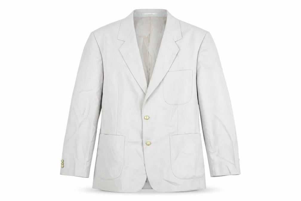 Chums Mens Beige Polyester Jacket Blazer Size 44 Regular