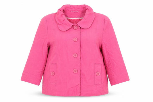 Klass Womens Pink Jacket Blazer Size 18 Button