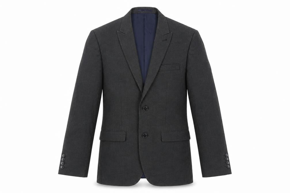 NEXT Mens Grey Polyester Jacket Suit Jacket Size 36 Regular