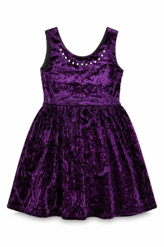 Candy Couture Girls Purple Polyamide A-Line Size 10-11 Years Round Neck Pullover