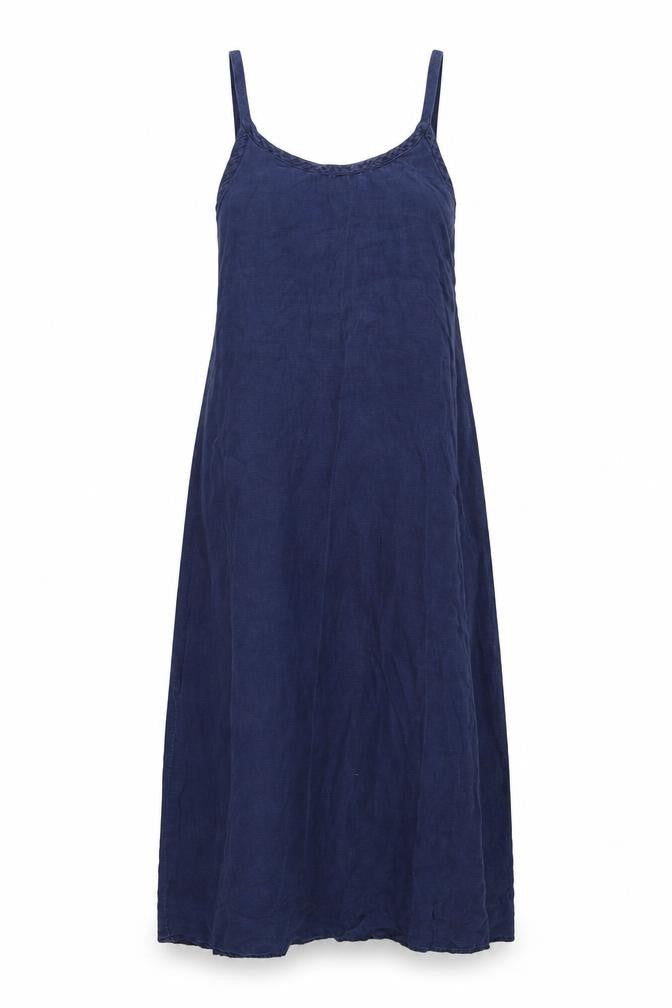 Zara Womens Blue Cotton A-Line Size S Scoop Neck Pullover