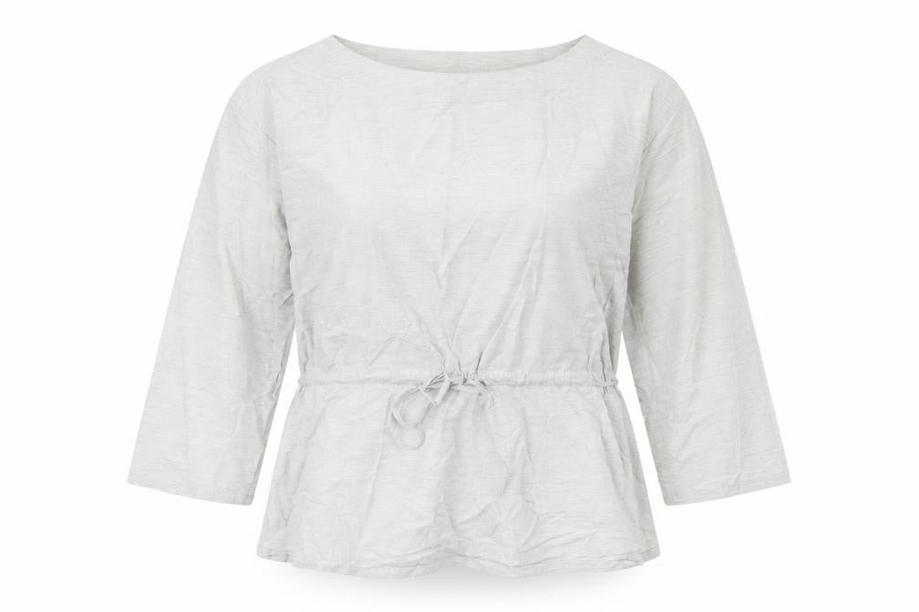 Gap Womens Grey Cotton Basic T-Shirt Size S Boat Neck