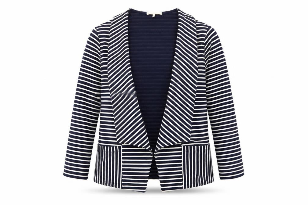 Lakeland Womens Blue Striped Jacket Size XL