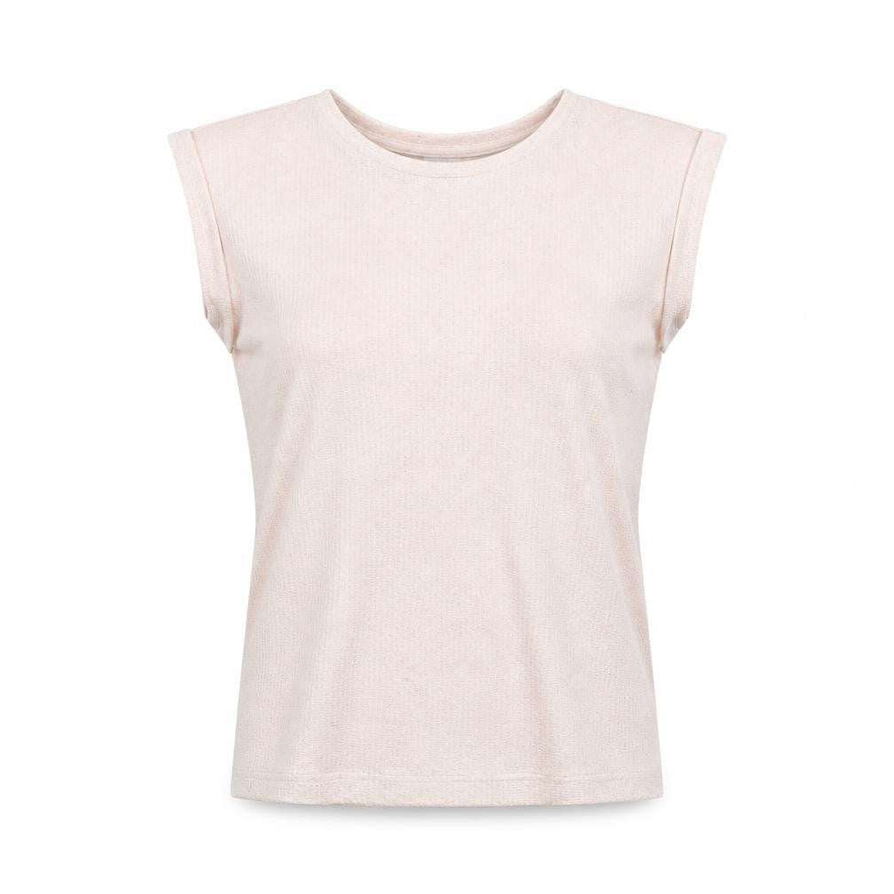 NEXT Womens Pink Polyester Basic T-Shirt Size 6 Round Neck