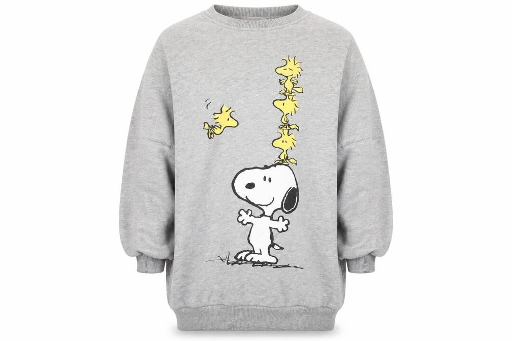 Zara Girls Grey Polyester Pullover Sweatshirt Size 8 Years Pullover