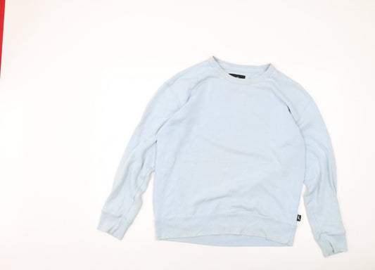 Hollister Womens Blue Cotton Pullover Sweatshirt Size M Pullover