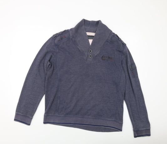 NEXT Mens Blue Cotton Pullover Sweatshirt Size XL