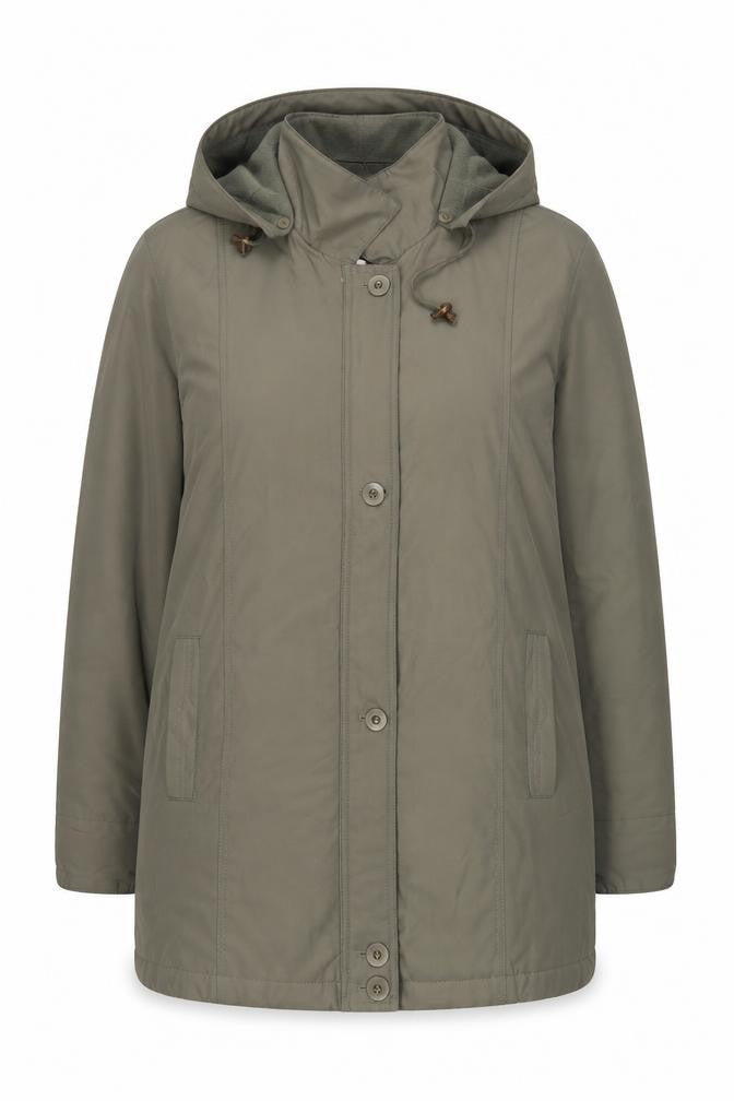 Bonmarché Womens Green Jacket Coat Size 20 Zip