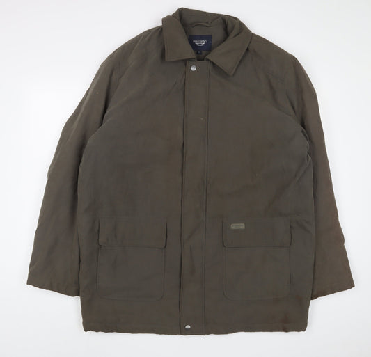 Bosideng Mens Green Jacket Coat Size L Zip