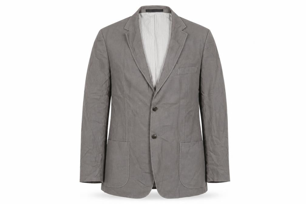 Marks & Spencer Mens Beige Linen Jacket Suit Jacket Size 42 Regular