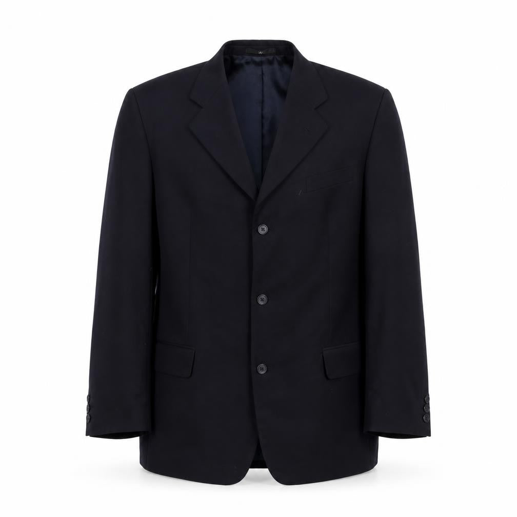Ciro Citterio Mens Blue Wool Jacket Suit Jacket Size 44 Regular