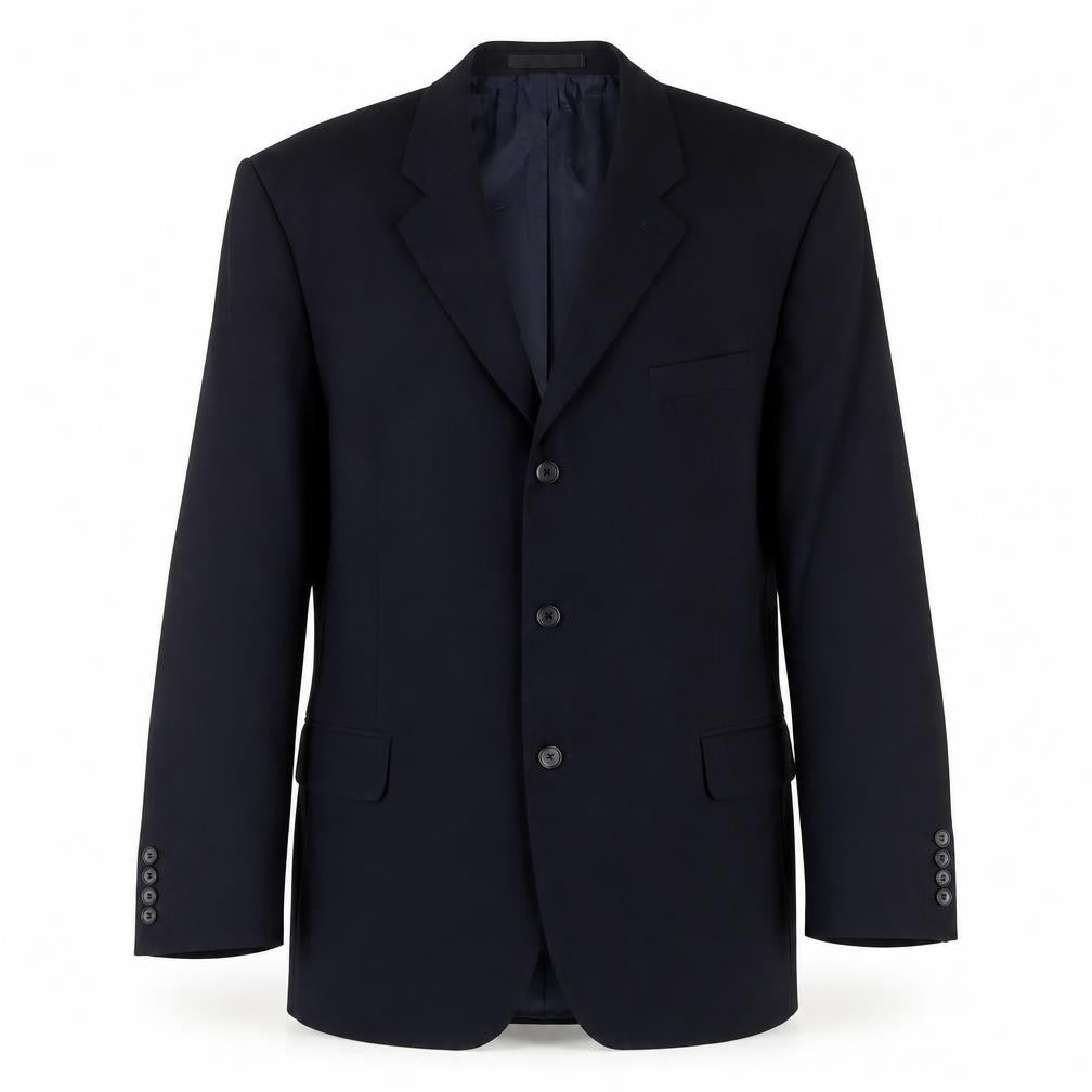 BHS Mens Blue Wool Jacket Suit Jacket Size 44 Regular