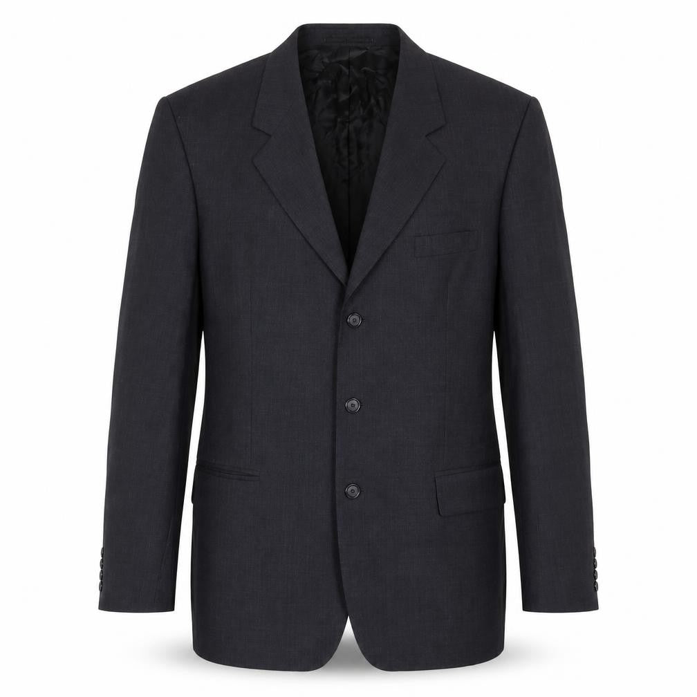 Michael Fraser Mens Blue Wool Jacket Suit Jacket Size 46 Regular
