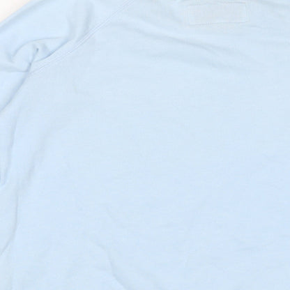 Jack Wills Womens Blue Cotton Pullover Sweatshirt Size 8 Pullover