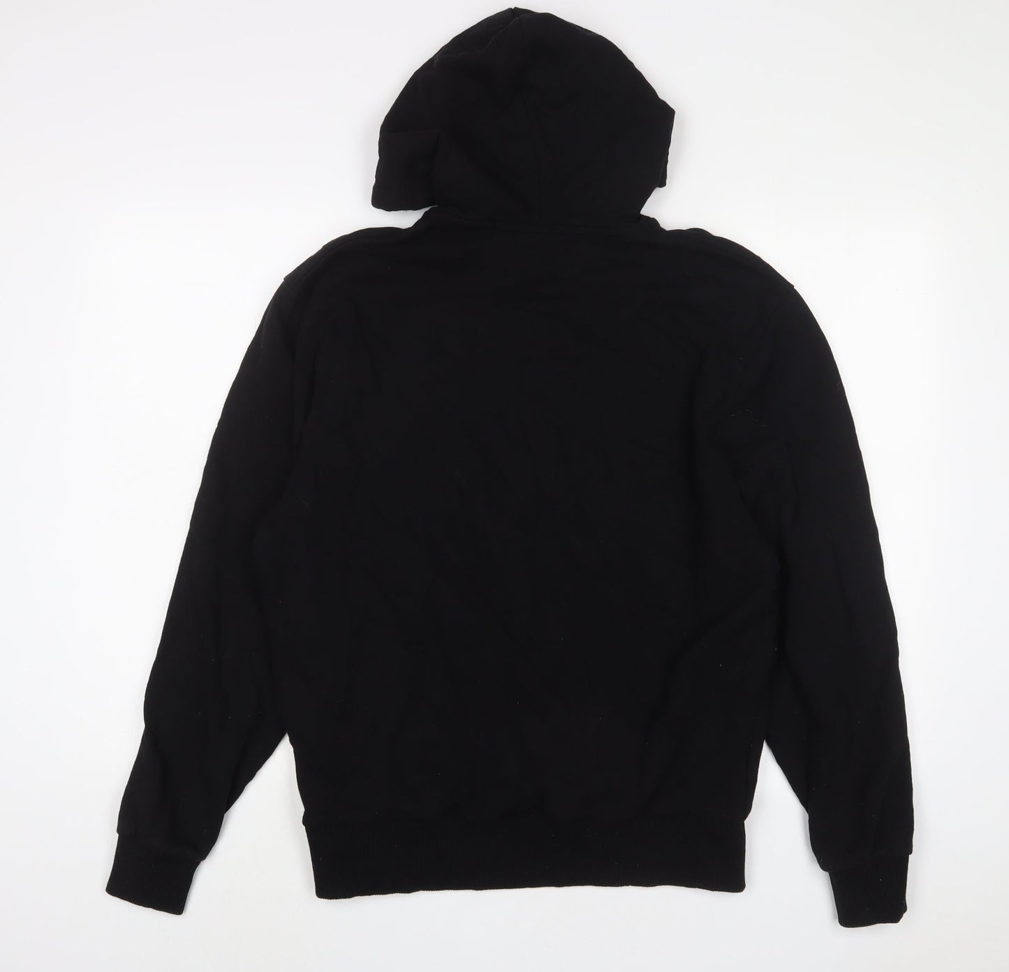 COLLUSION Mens Black Cotton Pullover Hoodie Size S - Logo