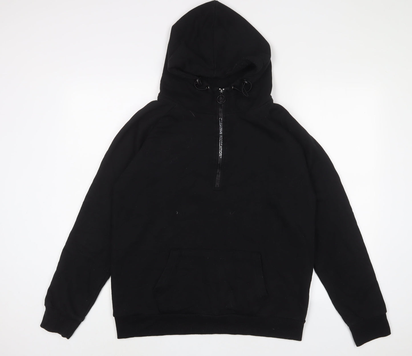 Creative Recreation Mens Black Cotton Pullover Hoodie Size M