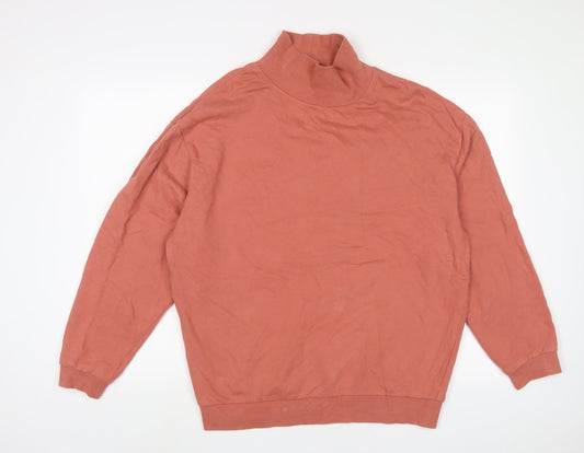 ASOS Womens Pink Cotton Pullover Sweatshirt Size S Pullover