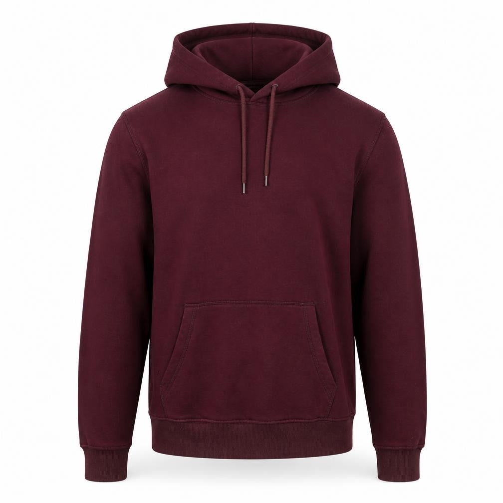 H&M Mens Purple Cotton Pullover Hoodie Size S