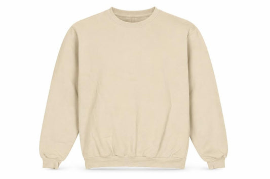 H&M Mens Beige Cotton Pullover Sweatshirt Size M