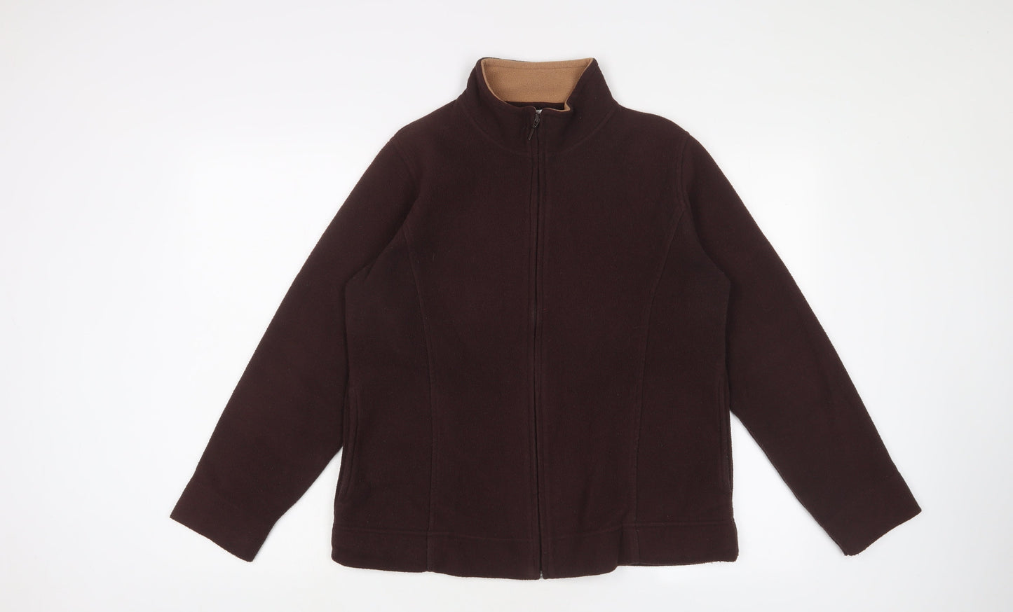 EWM Womens Brown Jacket Size M Zip - 14-16