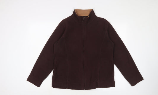 EWM Womens Brown Jacket Size M Zip - 14-16