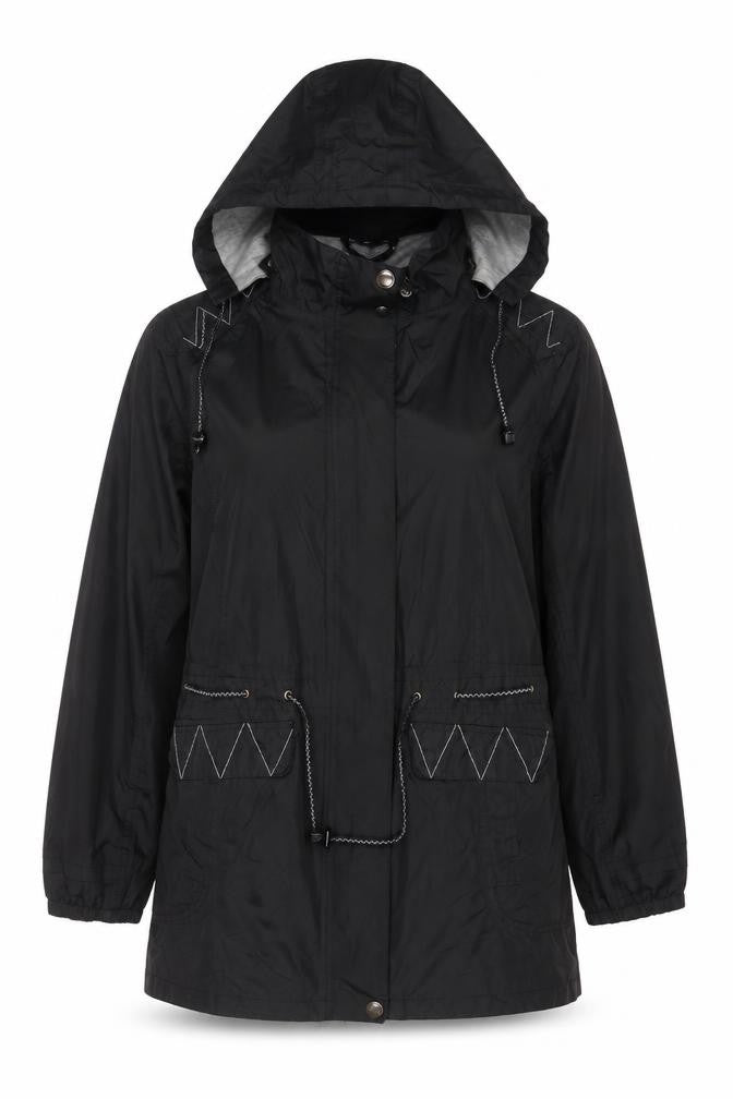 Bonmarché Womens Black Jacket Size 18 Zip