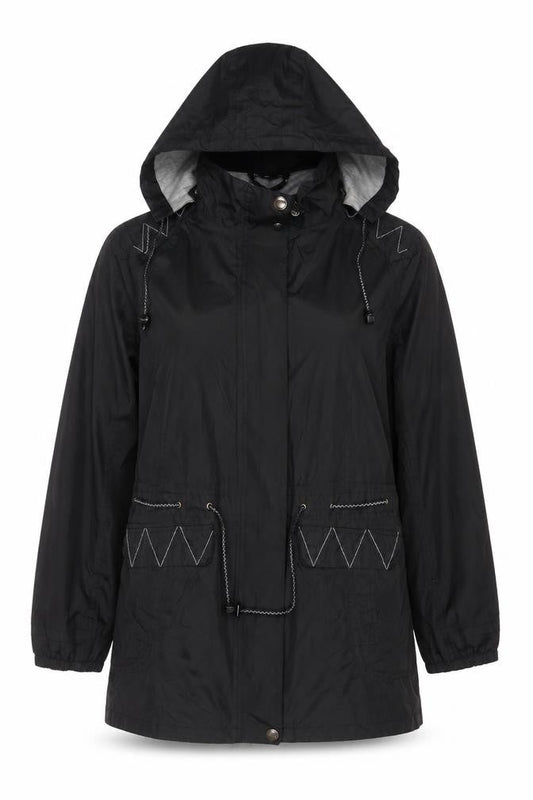 Bonmarché Womens Black Jacket Size 18 Zip