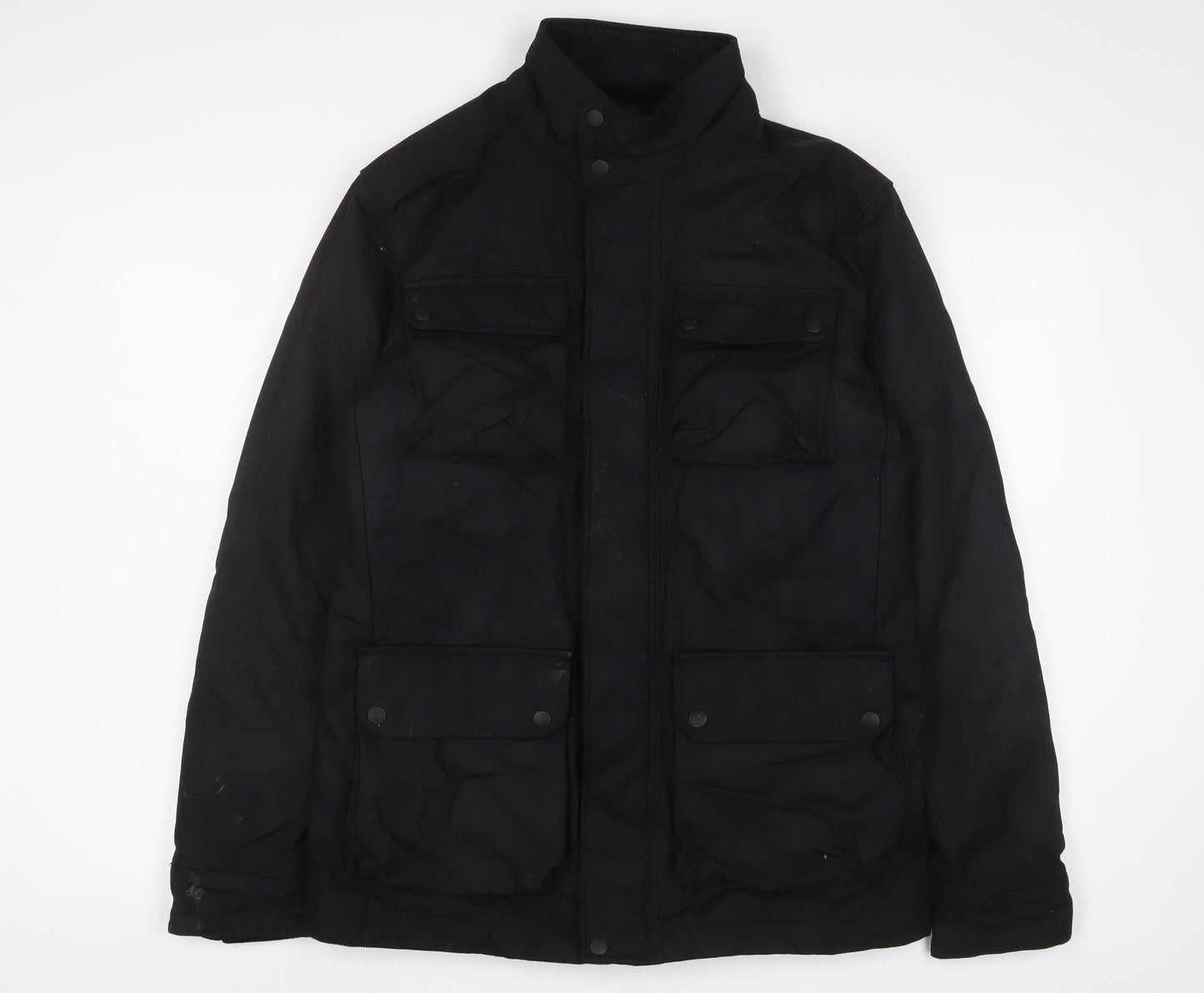 Marks and Spencer Mens Black Jacket Size S Zip