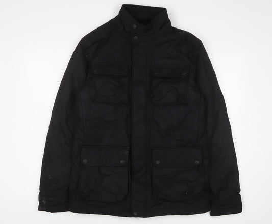Marks and Spencer Mens Black Jacket Size S Zip