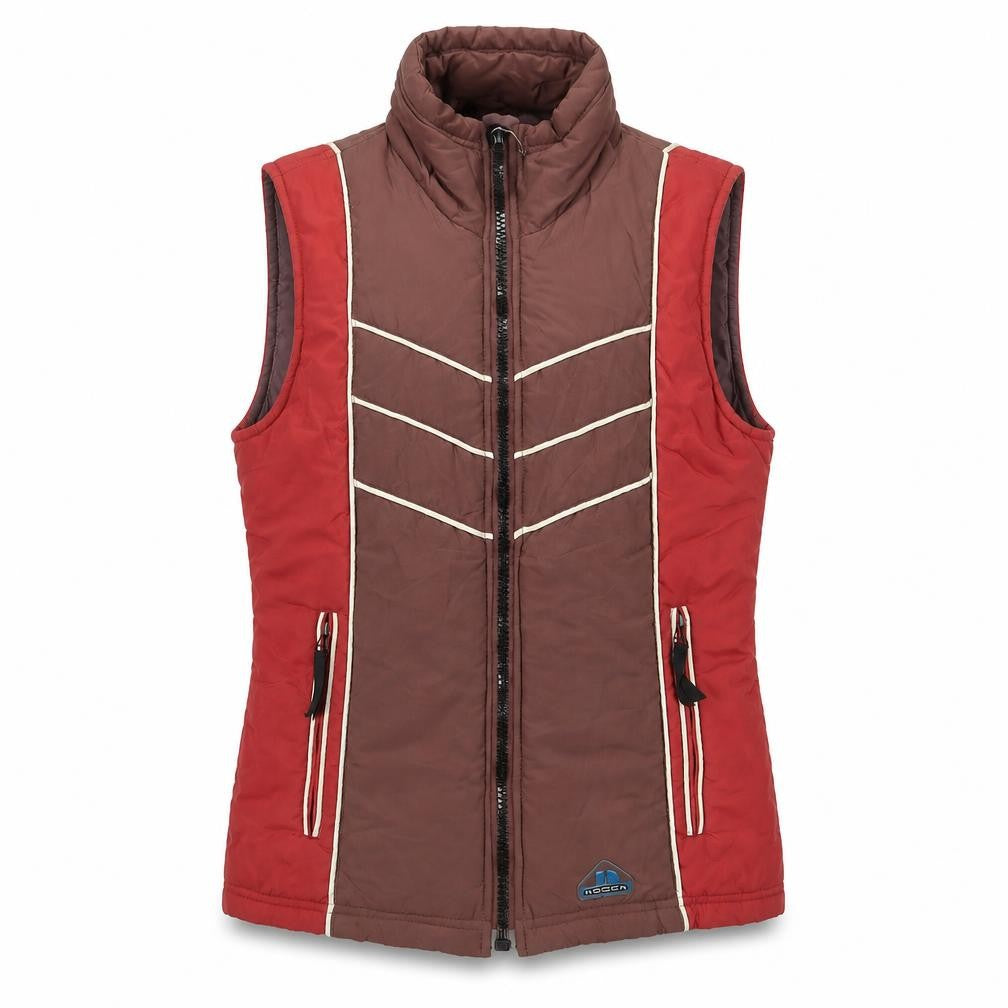 HOOCH Womens Red Gilet Jacket Size 10 Zip