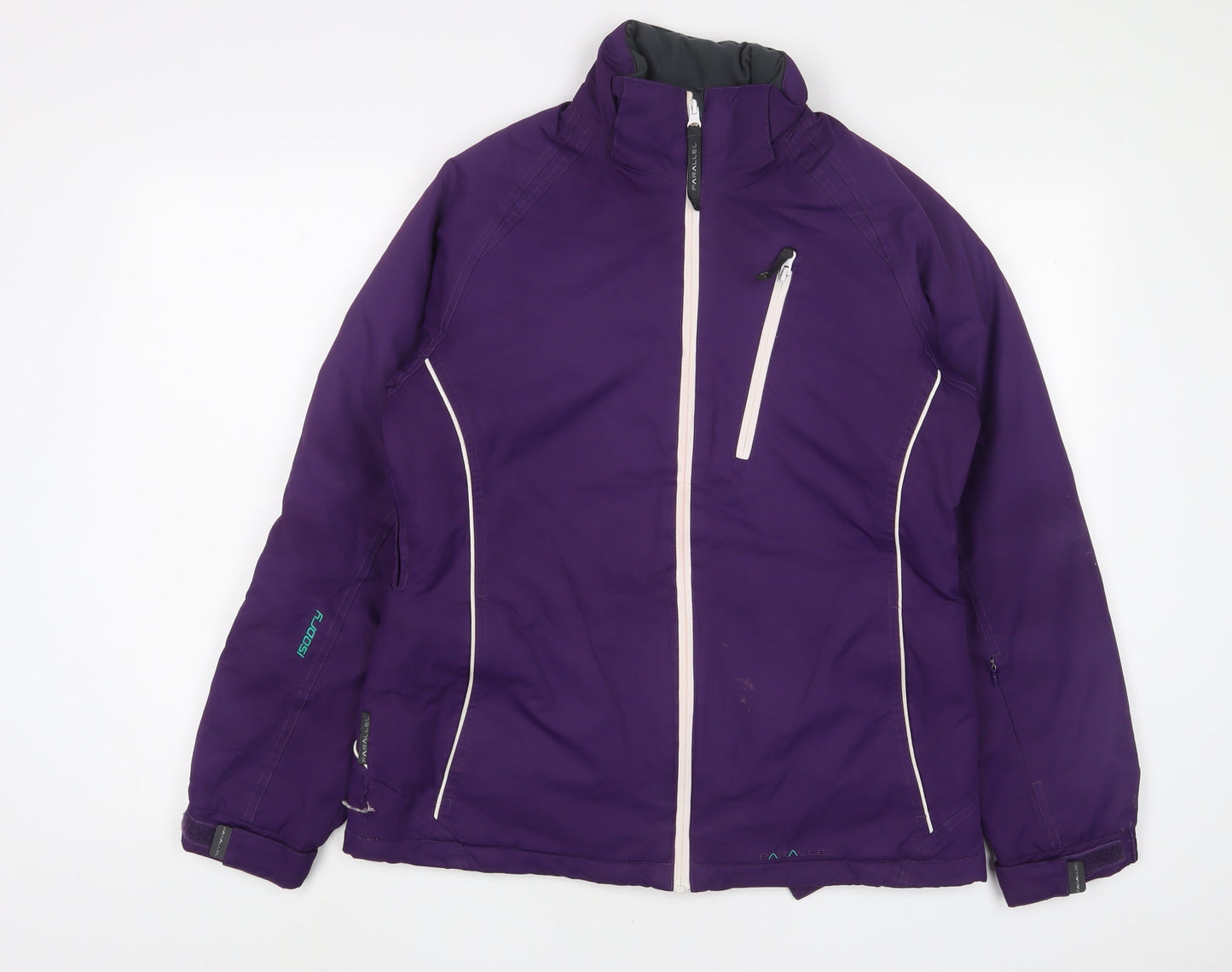 Parallel Womens Purple Jacket Coat Size 10 Zip