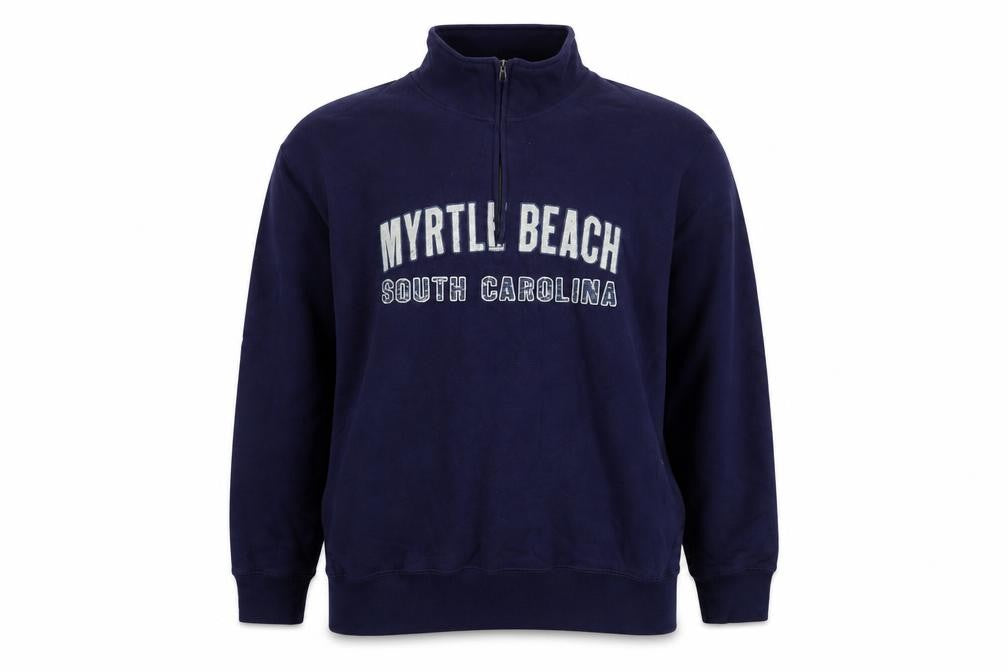 Gear Womens Blue Cotton Pullover Sweatshirt Size L Zip