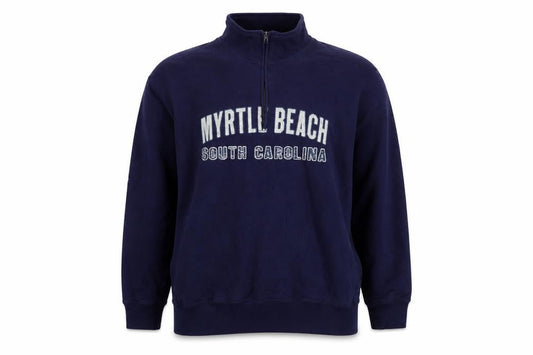 Gear Womens Blue Cotton Pullover Sweatshirt Size L Zip