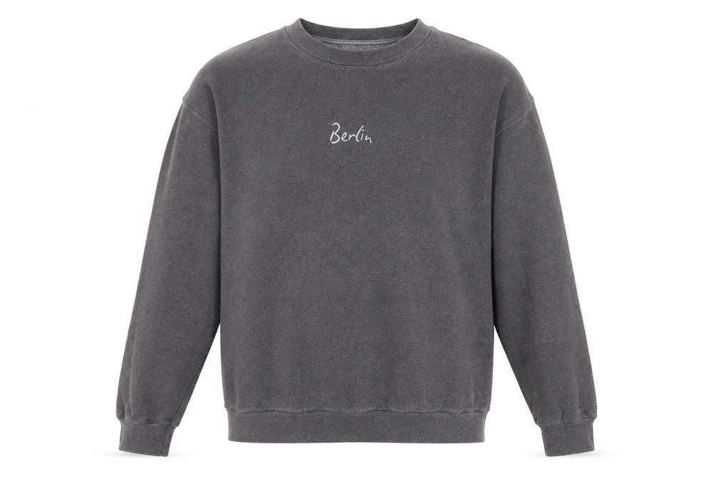Topman Mens Grey Cotton Pullover Sweatshirt Size XS - Berlin