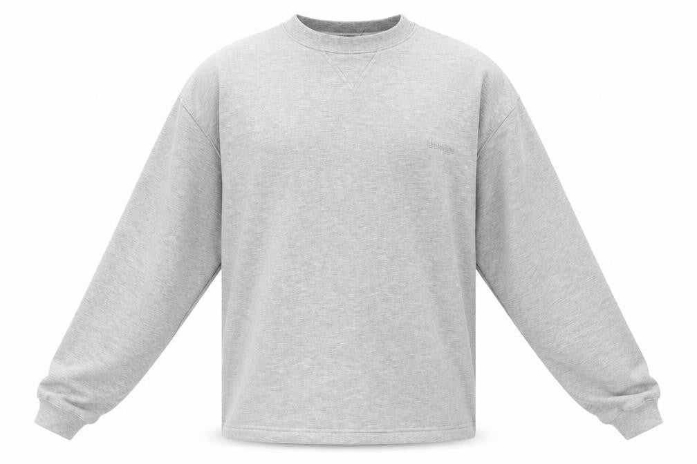 Bloggs Mens Grey Polyester Pullover Sweatshirt Size L