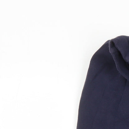 Next Girls Blue Cotton Pullover Hoodie Size 9 Years