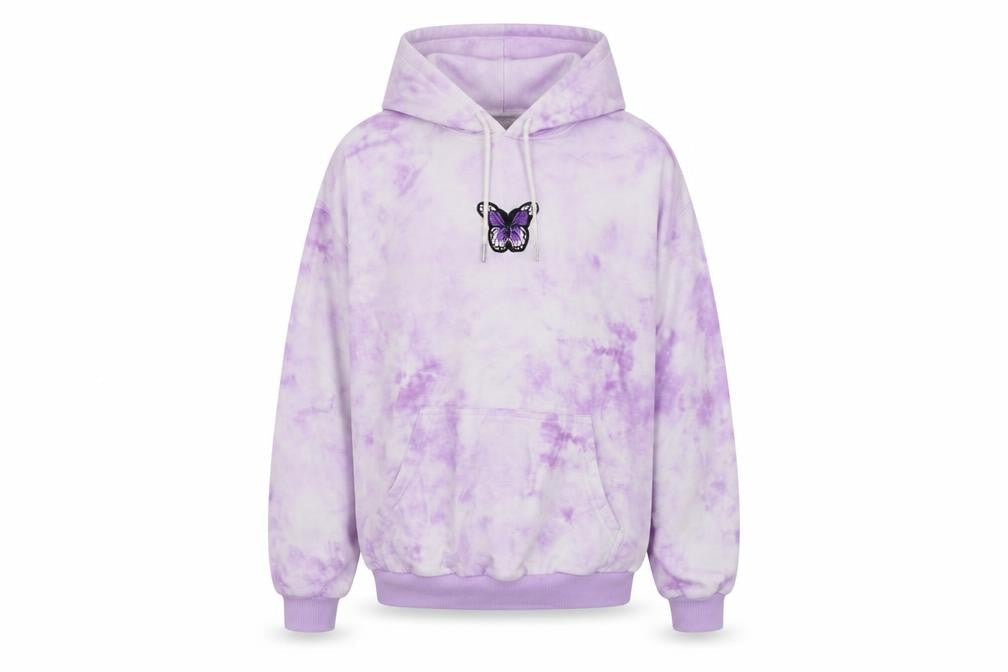 ROMWE Girls Purple Polyester Pullover Hoodie Size XS