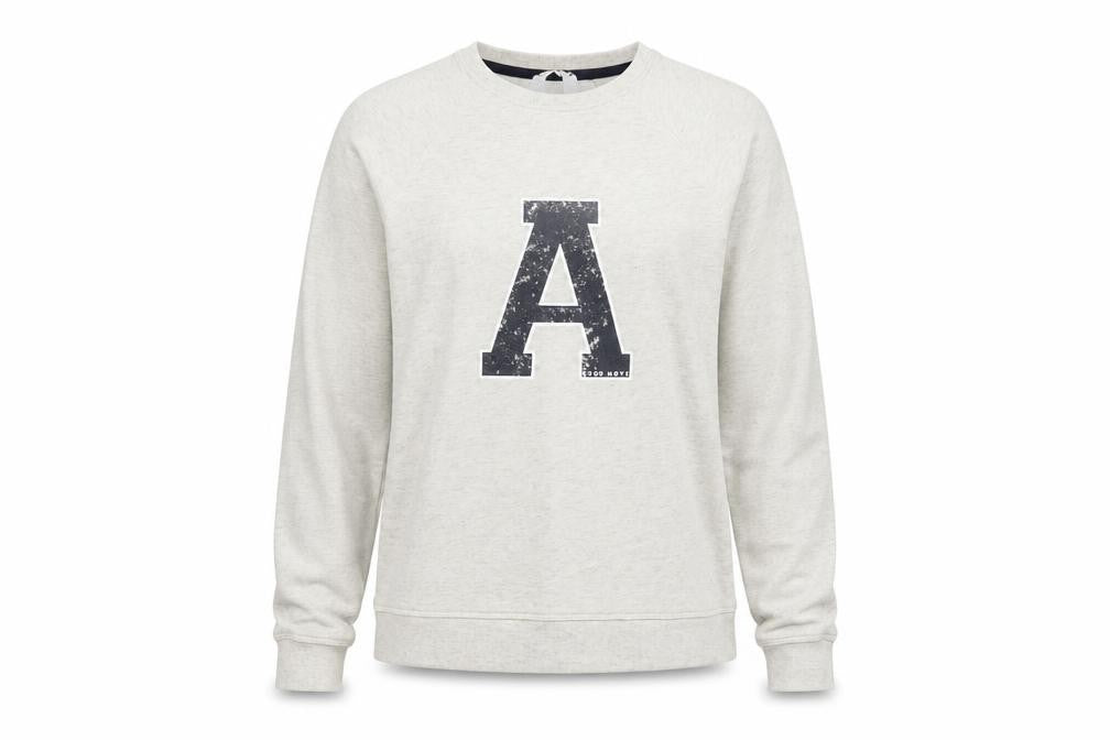 Marks & Spencer Womens Grey Cotton Pullover Sweatshirt Size 10