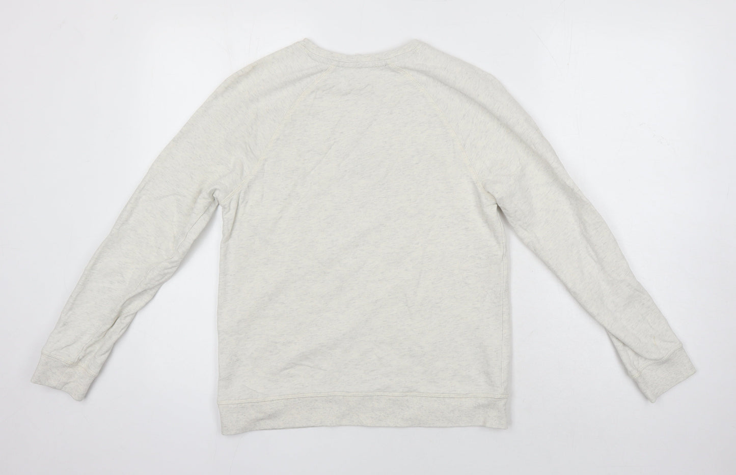 M&S Womens Grey Cotton Pullover Sweatshirt Size 10