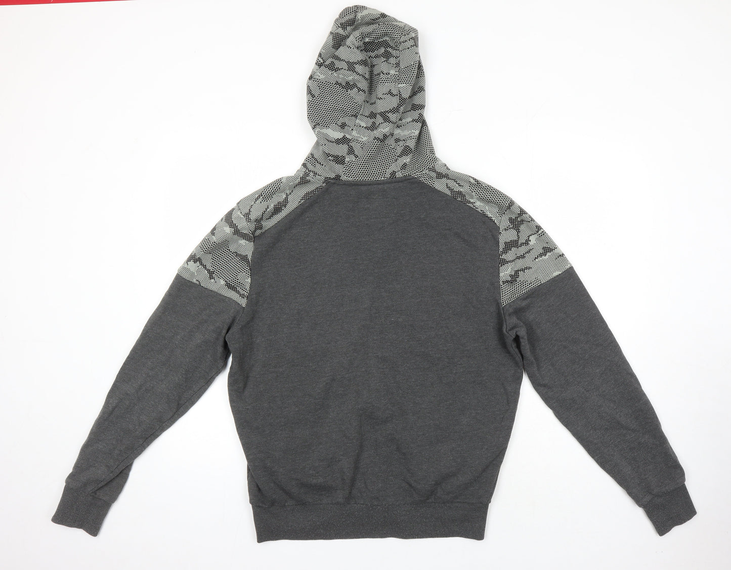 C&A Mens Multicoloured Cotton Full Zip Hoodie Size M